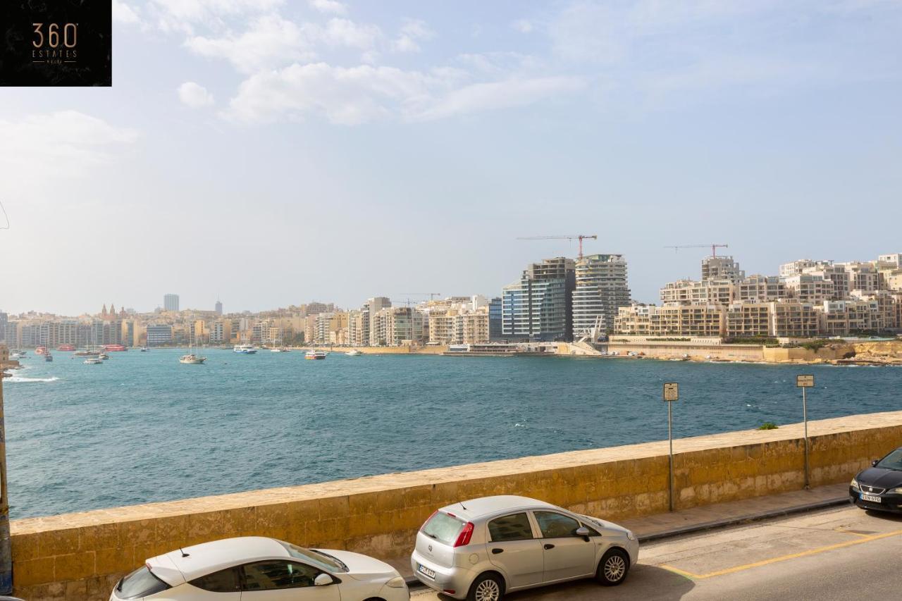 Seafront - Top Location, Top Floor With Wifi & Ac By 360 Estates Valletta Zewnętrze zdjęcie