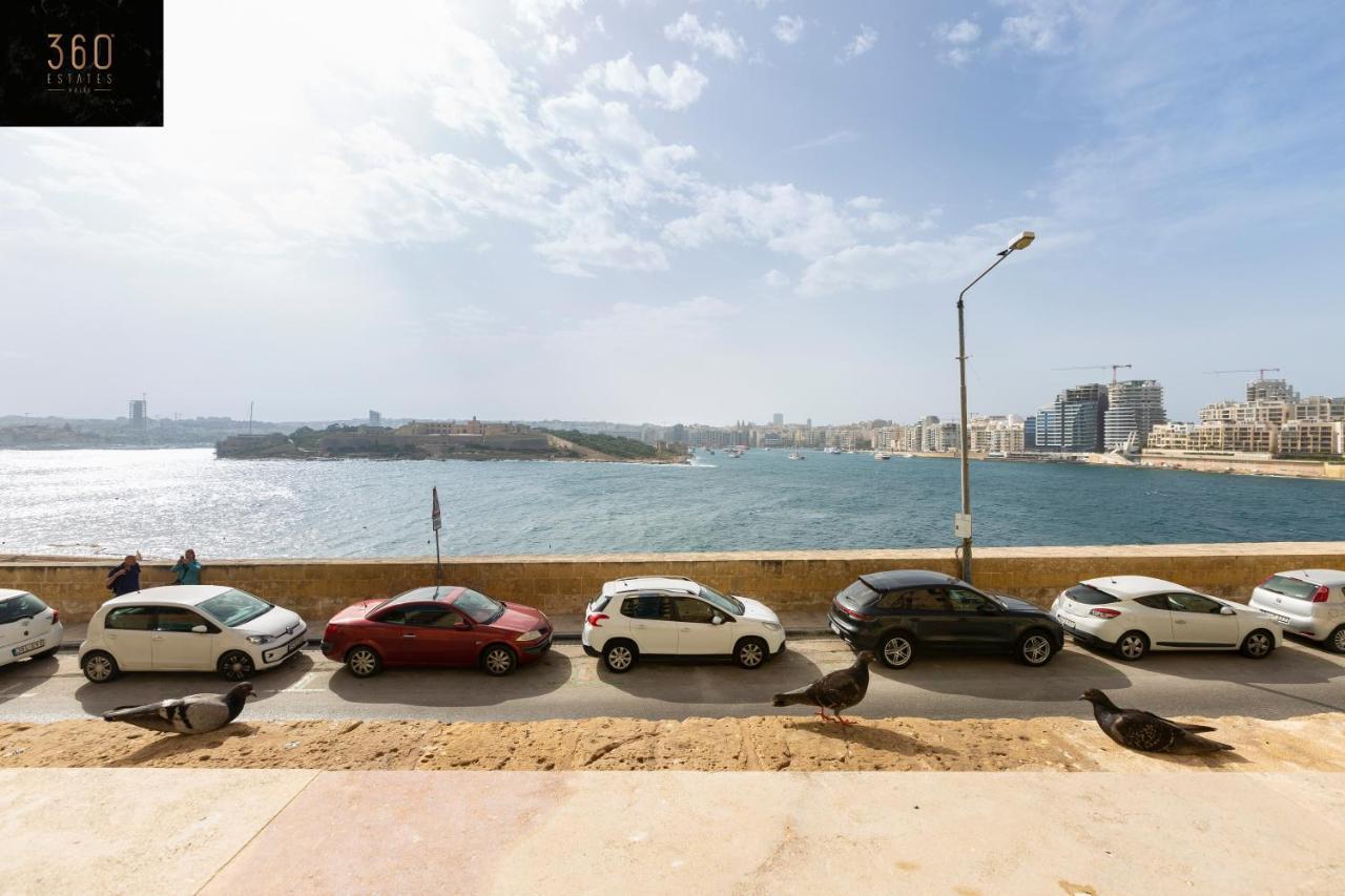Seafront - Top Location, Top Floor With Wifi & Ac By 360 Estates Valletta Zewnętrze zdjęcie